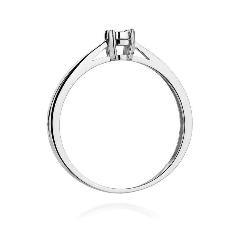 Inel Aur 9K cu Diamant Natural 0.02 ct, imaginea 7 din 8