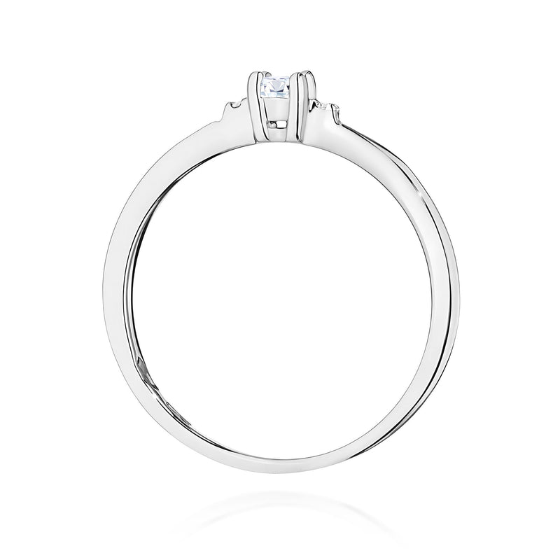 Inel Aur 9K cu Diamante Naturale 0.02 ct, imaginea 7 din 8