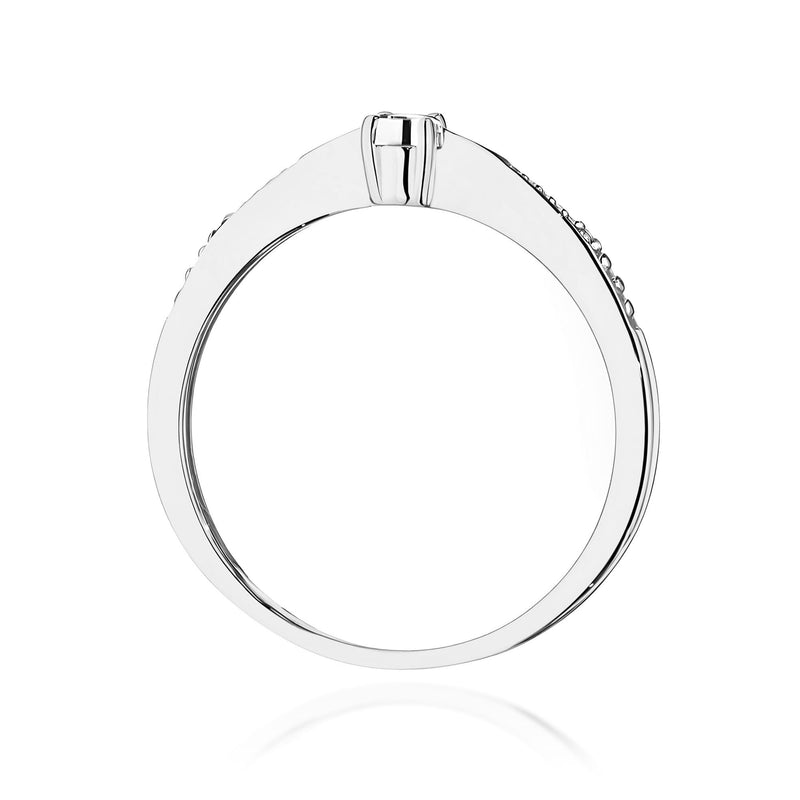 Inel Aur 9K cu Diamante Naturale 0.02 ct, imaginea 7 din 8