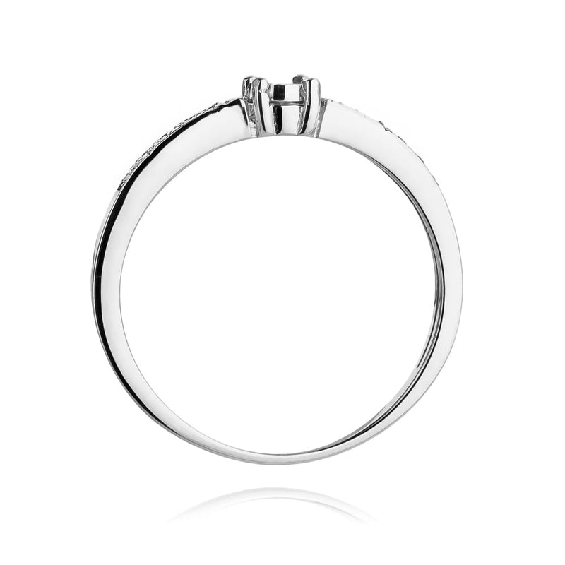 Inel Aur 9K cu Diamante Naturale 0.07 ct, imaginea 7 din 8