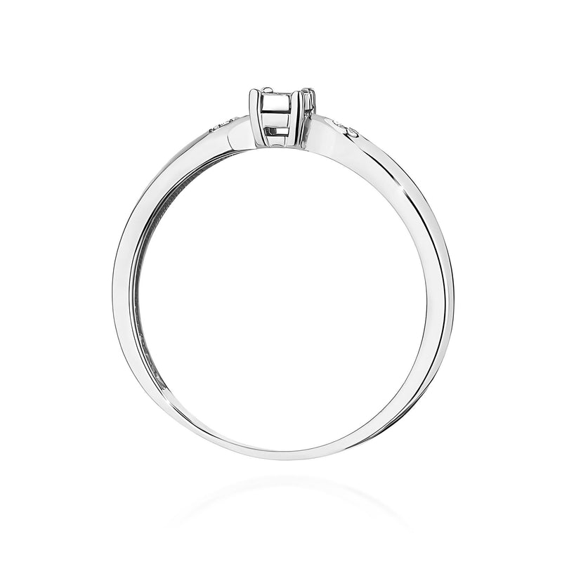 Inel Aur 9K cu Diamante Naturale 0.03 ct, imaginea 7 din 7