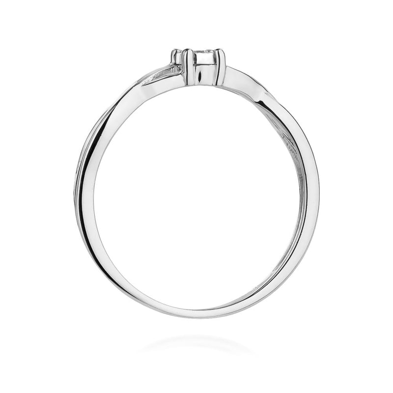 Inel Aur 9K cu Diamant Natural 0.03 ct, imaginea 7 din 8