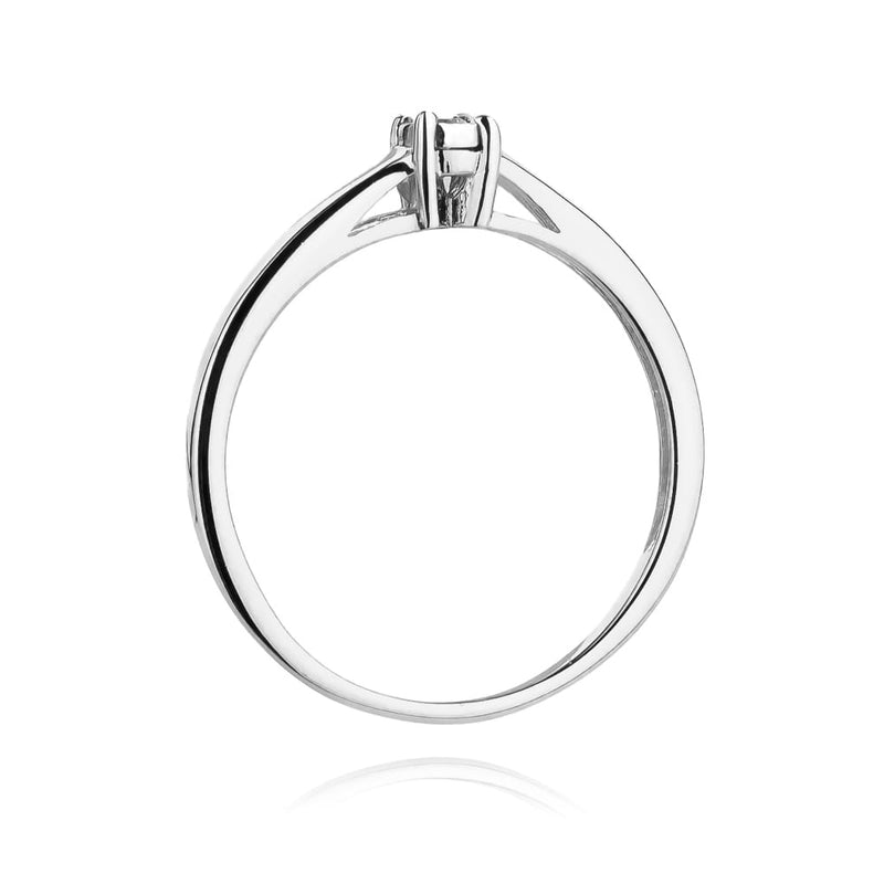 Inel Aur 9K cu Diamant Natural 0.03 ct, imaginea 7 din 8