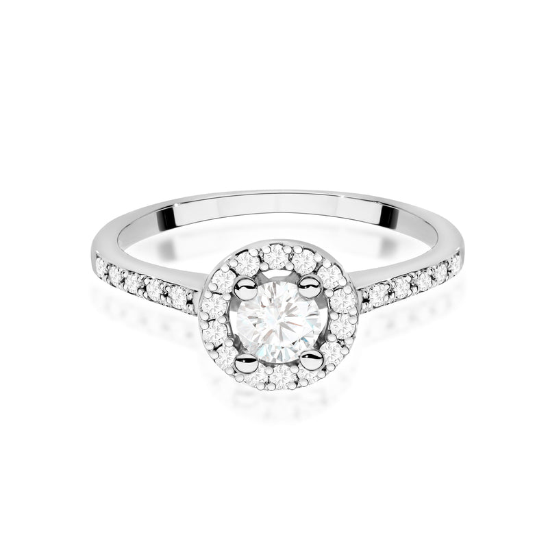 Inel Aur 9K cu Diamante Naturale 0.52 ct, imaginea 6 din 8