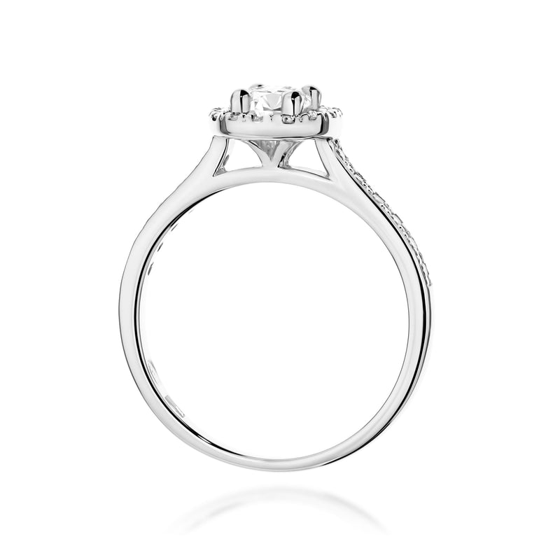 Inel Aur 9K cu Diamante Naturale 0.52 ct, imaginea 7 din 8