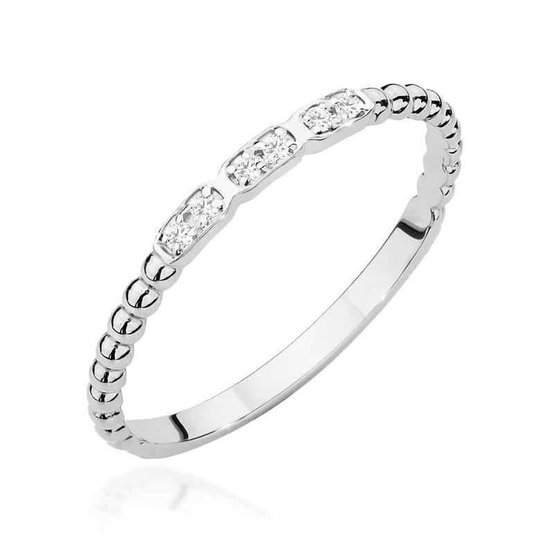 Inel Aur 9K cu Diamante Naturale 0.03 ct, imaginea 5 din 8