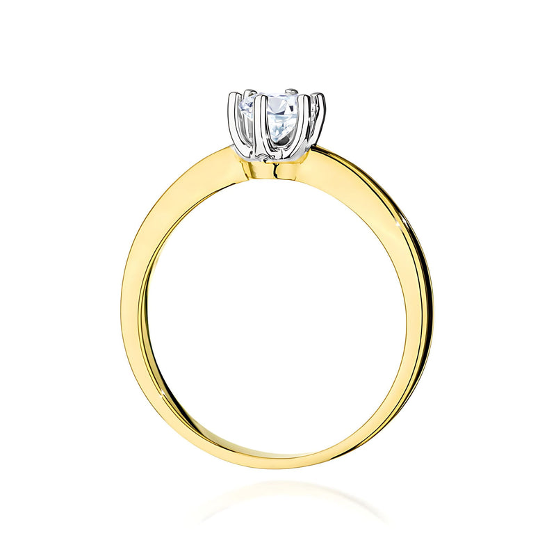 Inel Aur 9K cu Diamant Natural 0.40 ct, imaginea 3 din 8