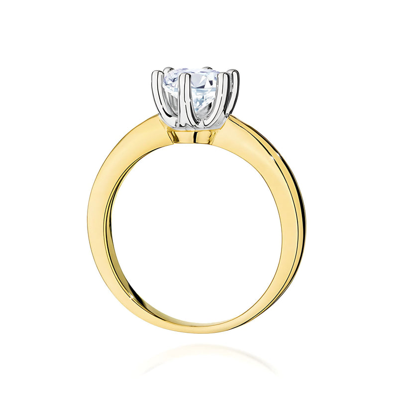 Inel Aur 9K cu Diamant Natural 1.00 ct, imaginea 3 din 8