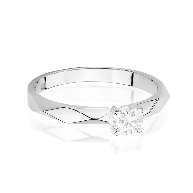 Inel Aur 9K cu Diamant Natural 0.20 ct, imaginea 6 din 8