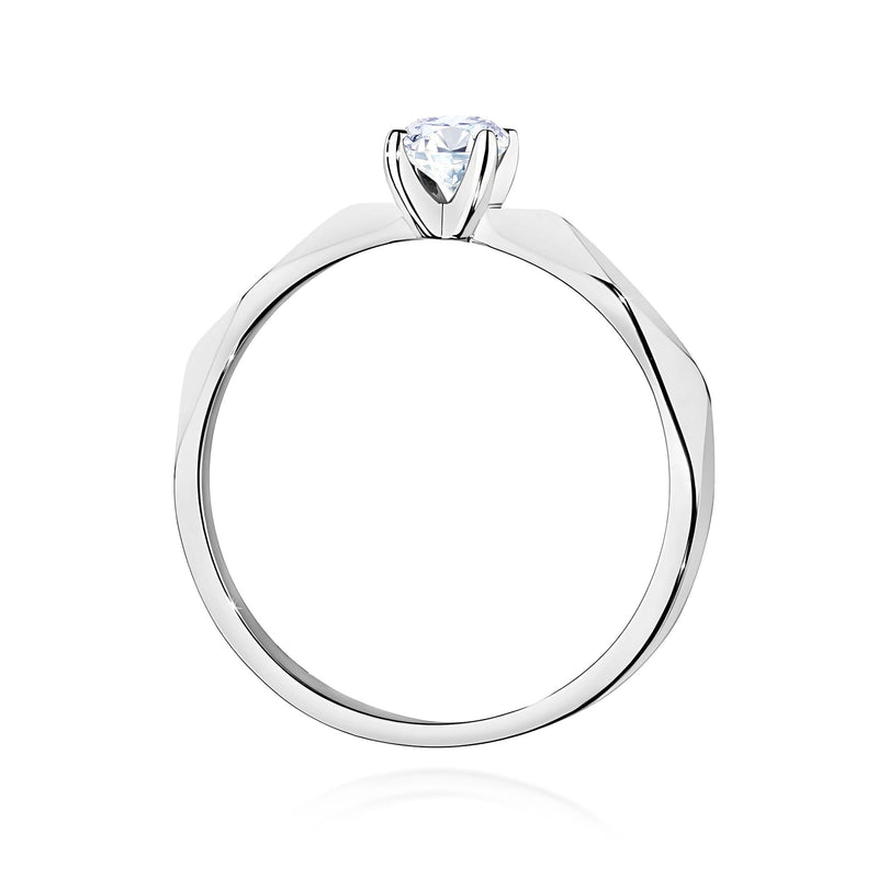 Inel Aur 9K cu Diamant Natural 0.20 ct, imaginea 7 din 8