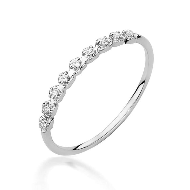 Inel Aur 9K cu Diamante Naturale 0.05 ct, imaginea 5 din 8