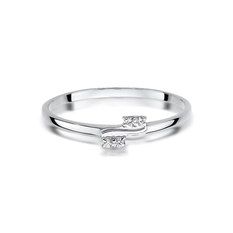 Inel Aur 9K cu Diamante Naturale 0.03 ct, imaginea 6 din 8