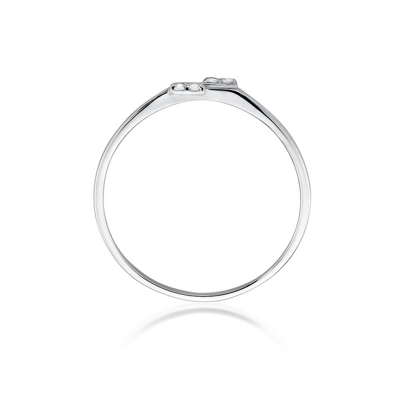Inel Aur 9K cu Diamante Naturale 0.03 ct, imaginea 7 din 8