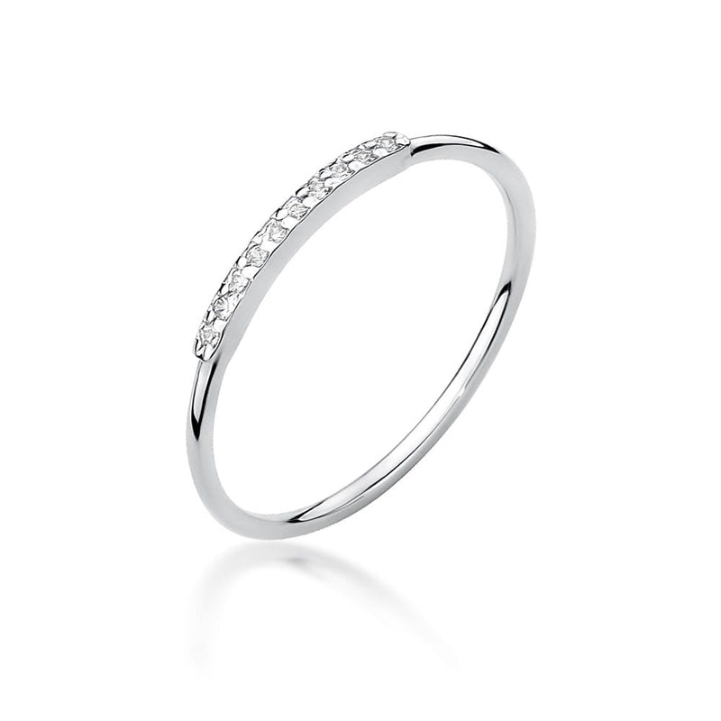 Inel Aur 9K cu Diamante Naturale 0.05 ct, imaginea 5 din 8