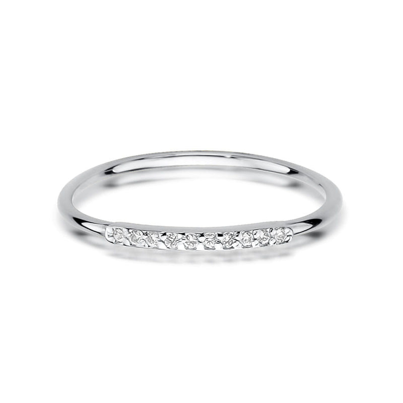 Inel Aur 9K cu Diamante Naturale 0.05 ct, imaginea 6 din 8