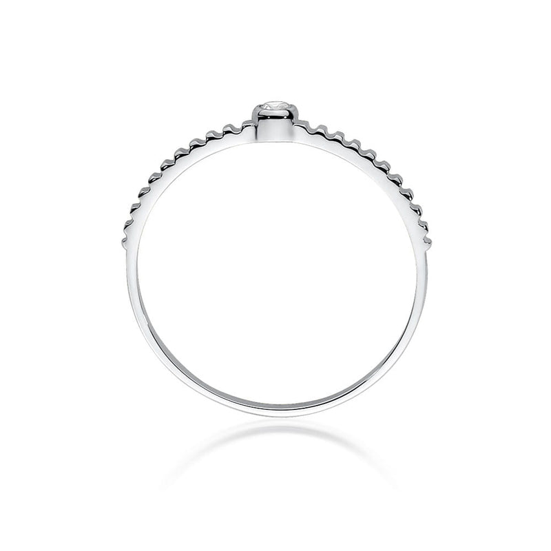 Inel Aur 9K cu Diamant Natural 0.04 ct, imaginea 7 din 8