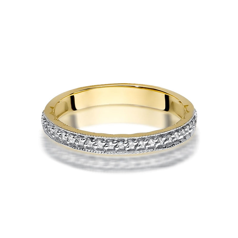Inel Aur 9K cu Diamante Naturale 0.11 ct, imaginea 2 din 8