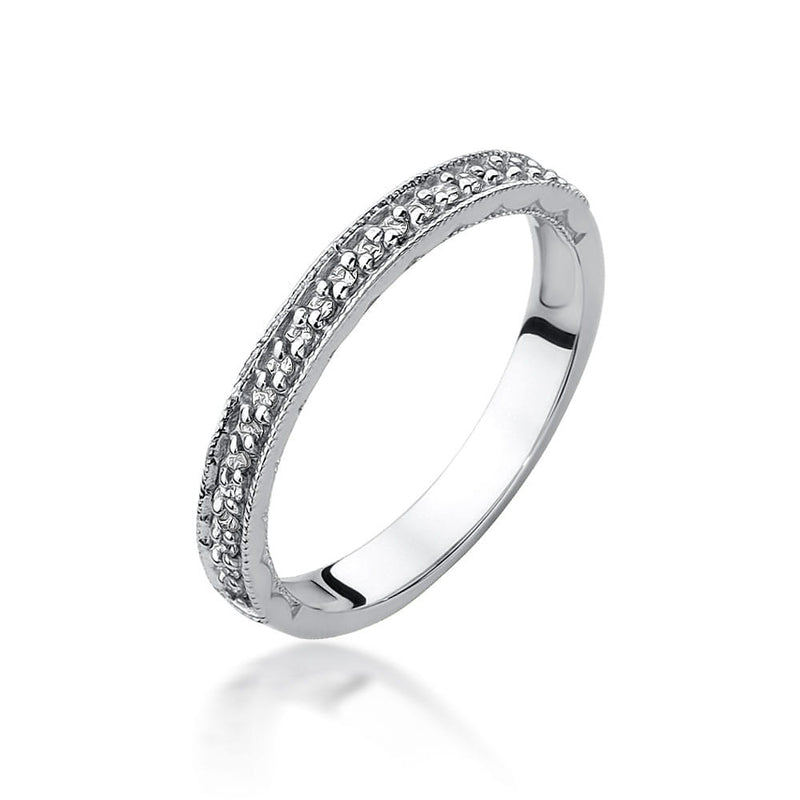 Inel Aur 9K cu Diamante Naturale 0.11 ct, imaginea 5 din 8