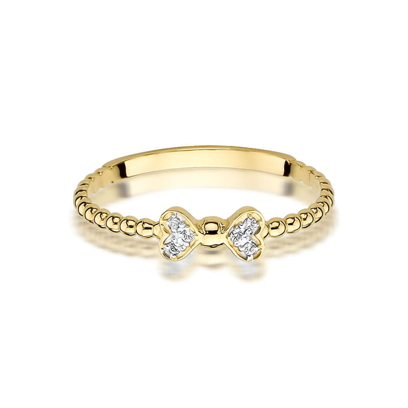 Inel Aur 9K cu Diamante Naturale 0.03 ct, imaginea 2 din 8