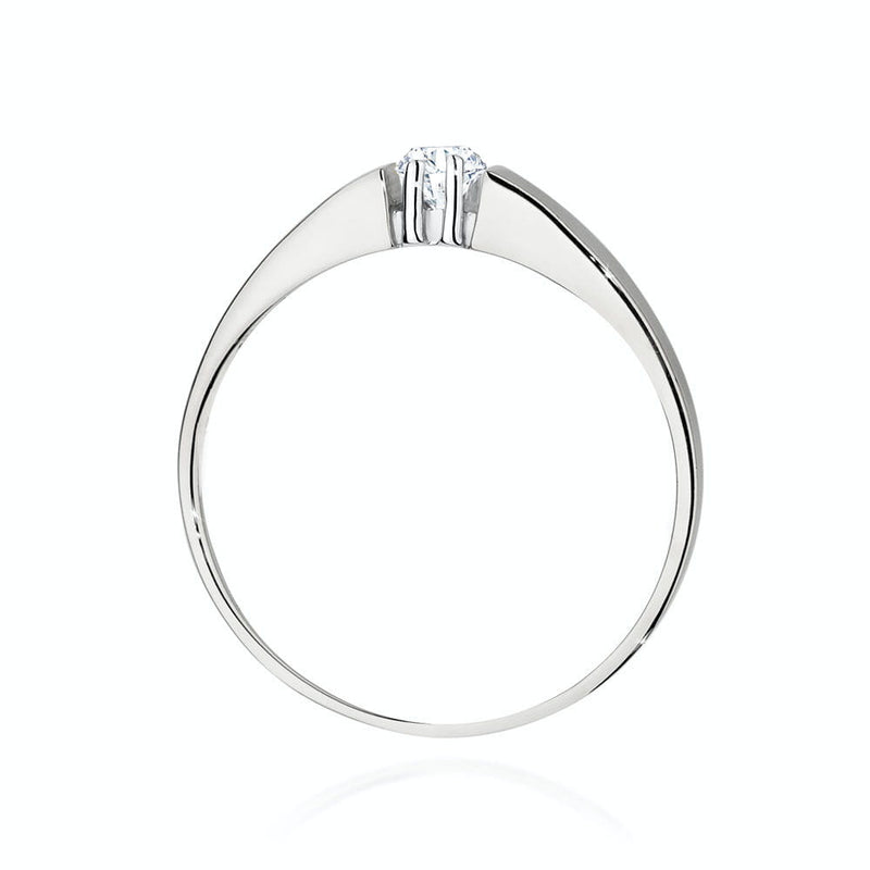 Inel Aur 9K cu Diamant Natural 0.10 ct, imaginea 6 din 6