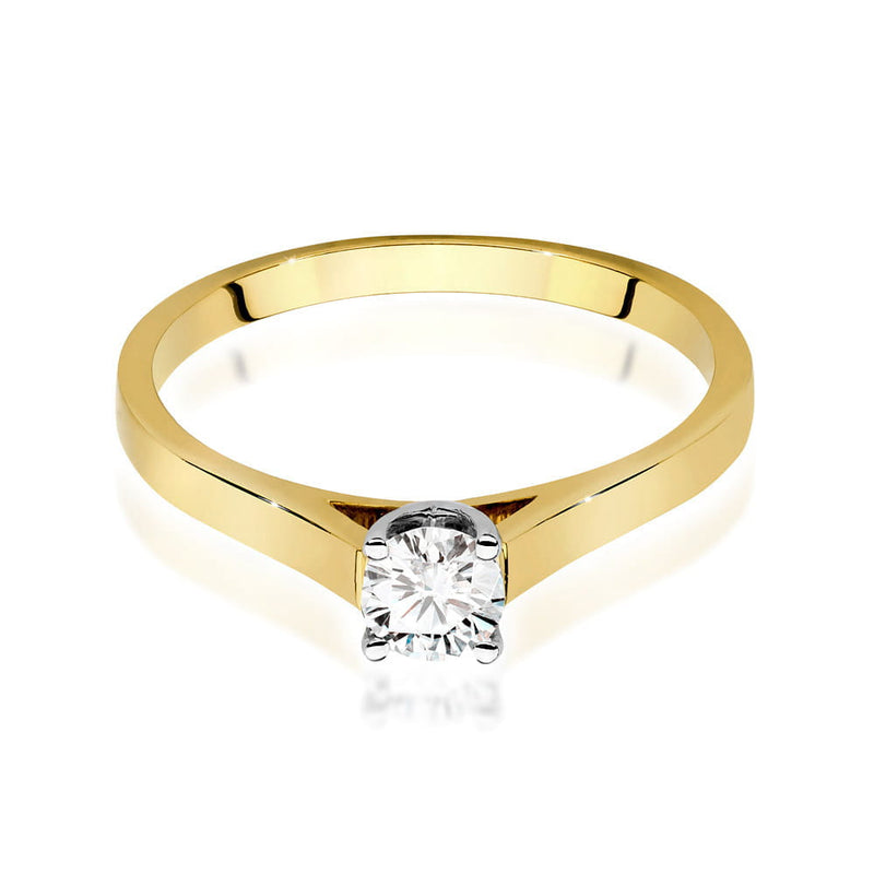 Inel Aur 9K cu Diamant Natural 0.50 ct, imaginea 2 din 6
