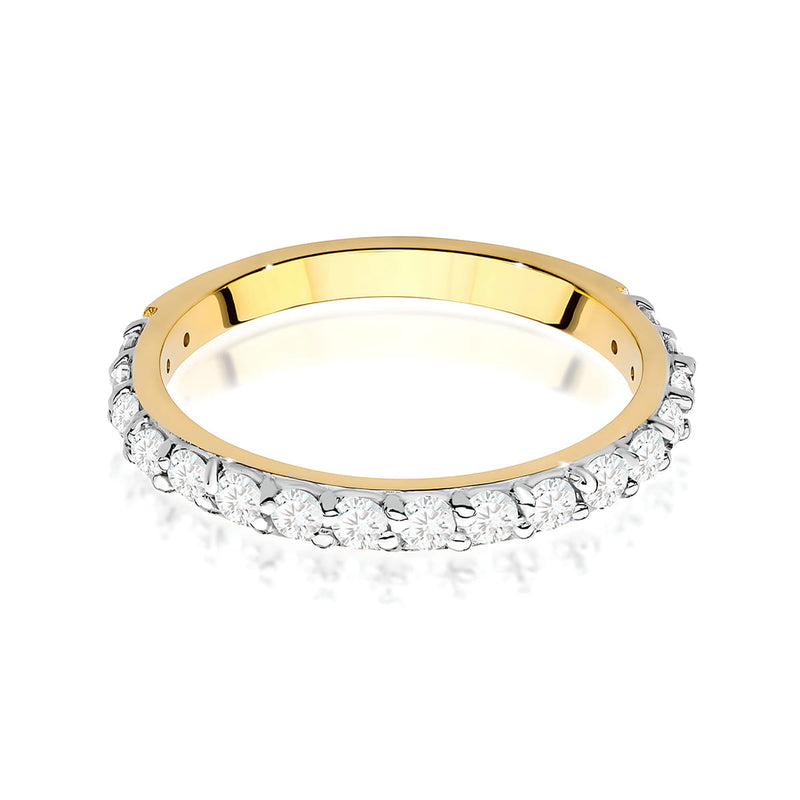 Inel Aur 9K cu Diamante Naturale 0.34 ct, imaginea 2 din 8