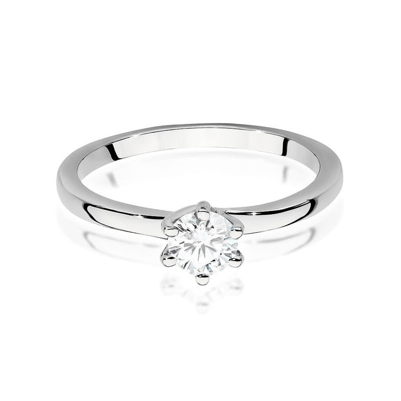Inel Aur 9K cu Diamant Natural 0.40 ct, imaginea 5 din 6