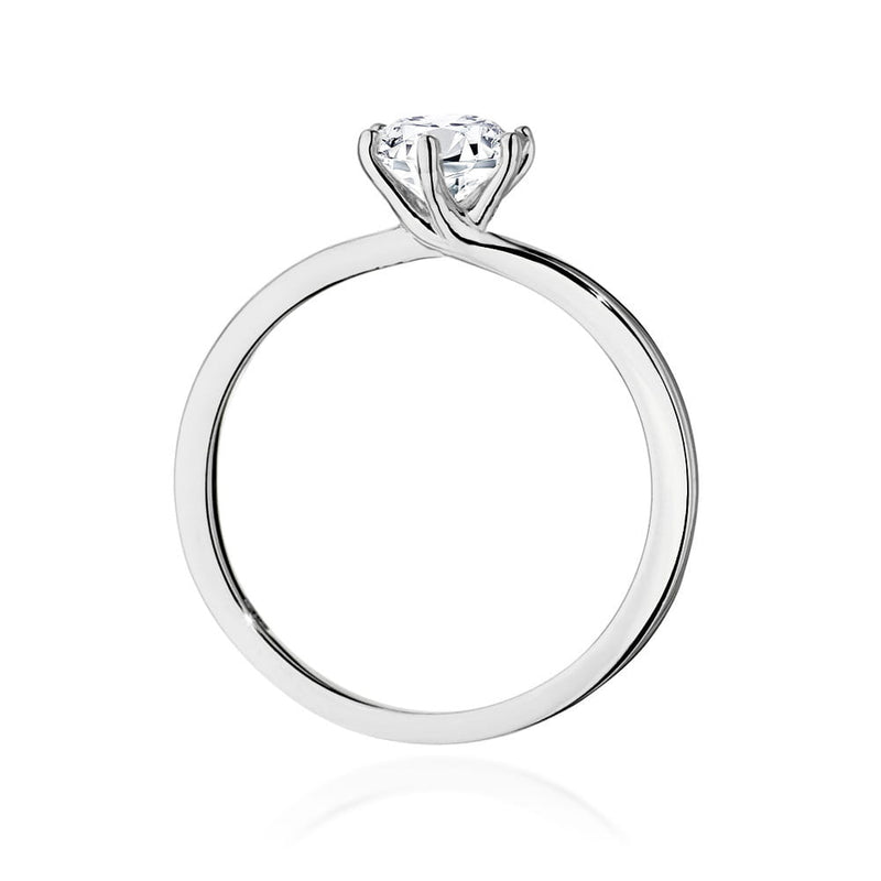 Inel Aur 9K cu Diamant Natural 0.70 ct, imaginea 6 din 6