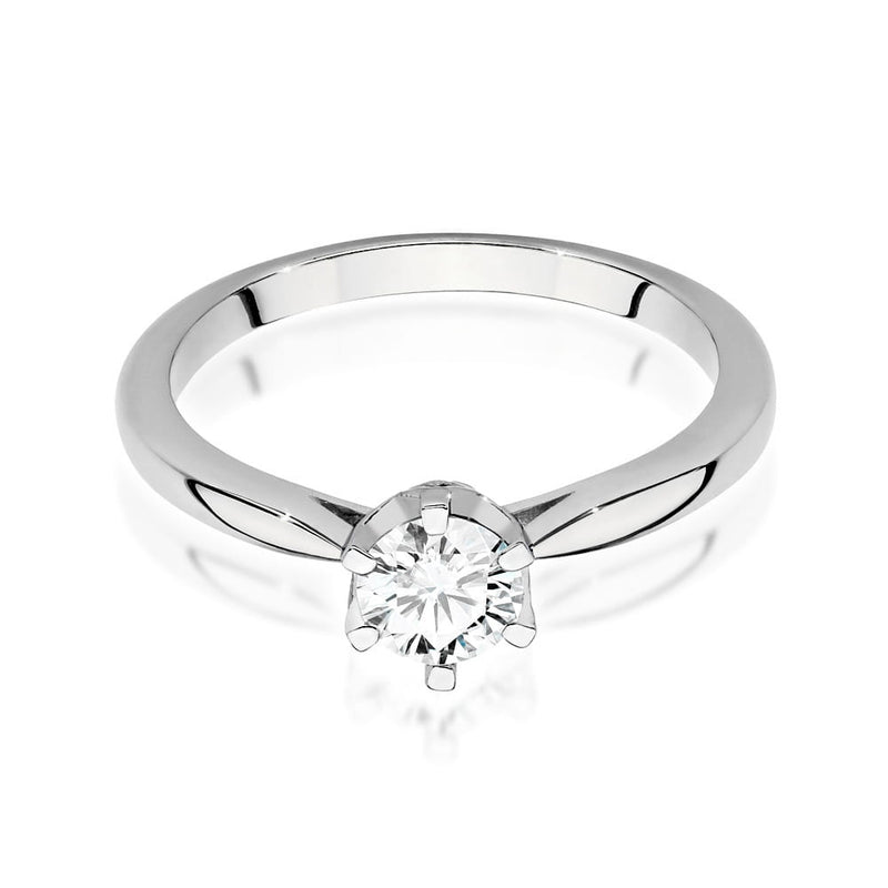 Inel Aur 9K cu Diamante Naturale 0.56 ct, imaginea 5 din 6