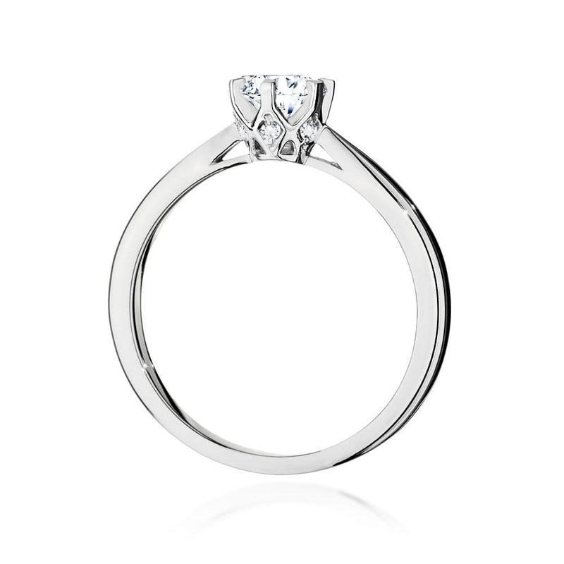 Inel Aur 9K cu Diamante Naturale 0.56 ct, imaginea 6 din 6