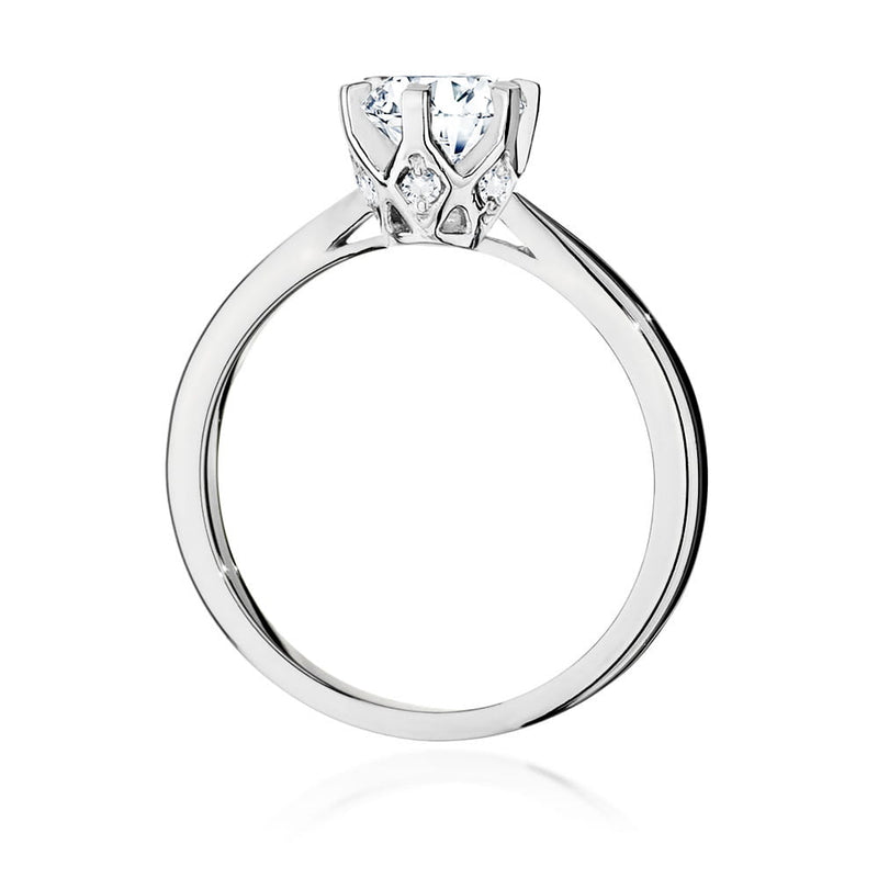 Inel Aur 9K cu Diamante Naturale 1.06 ct, imaginea 6 din 6