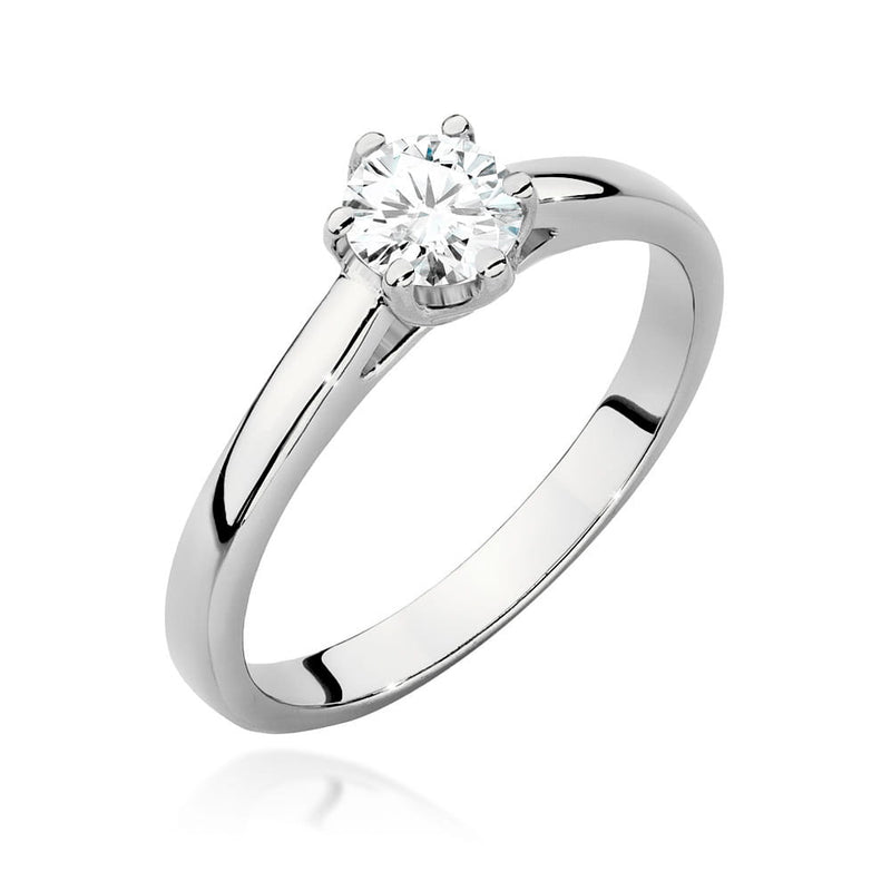 Inel Aur 9K cu Diamant Natural 0.40 ct, imaginea 4 din 6