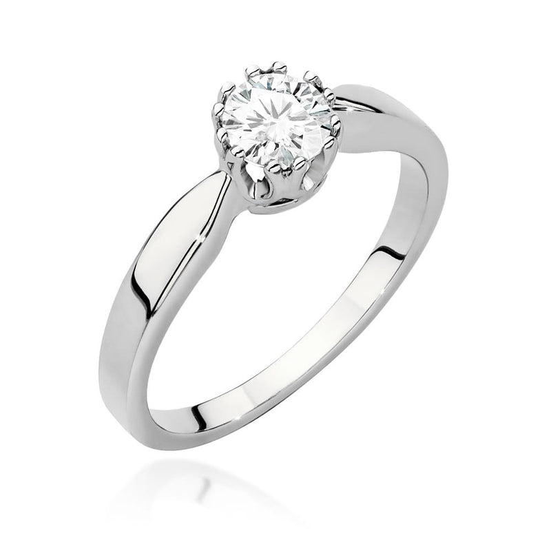 Inel Aur 9K cu Diamant Natural 0.40 ct, imaginea 4 din 6
