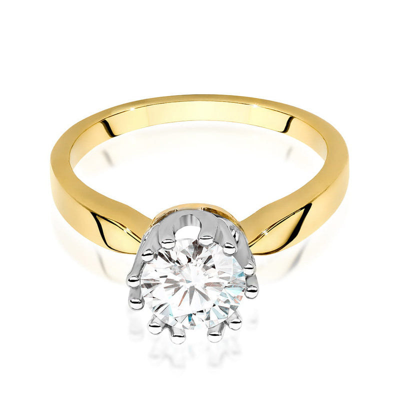 Inel Aur 9K cu Diamant Natural 1.00 ct, imaginea 2 din 6