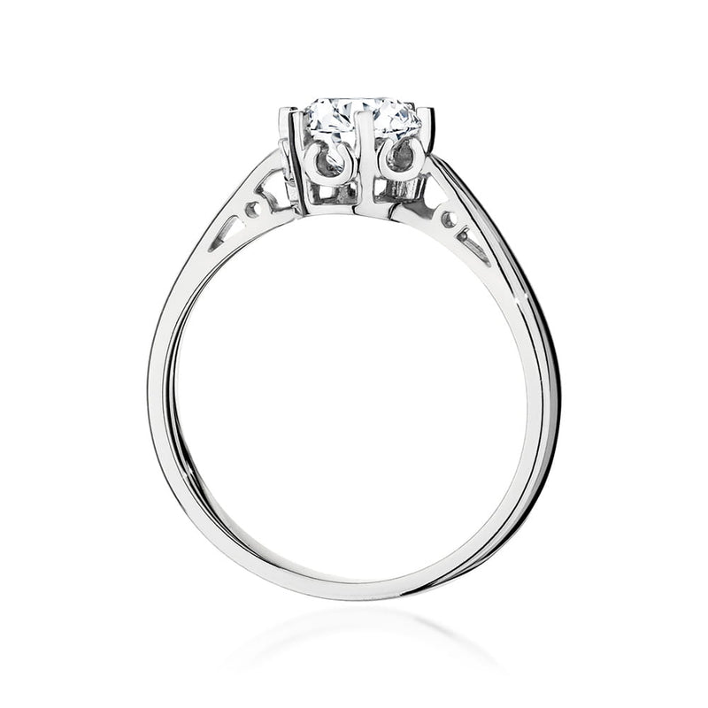 Inel Aur 9K cu Diamant Natural 0.70 ct, imaginea 6 din 6