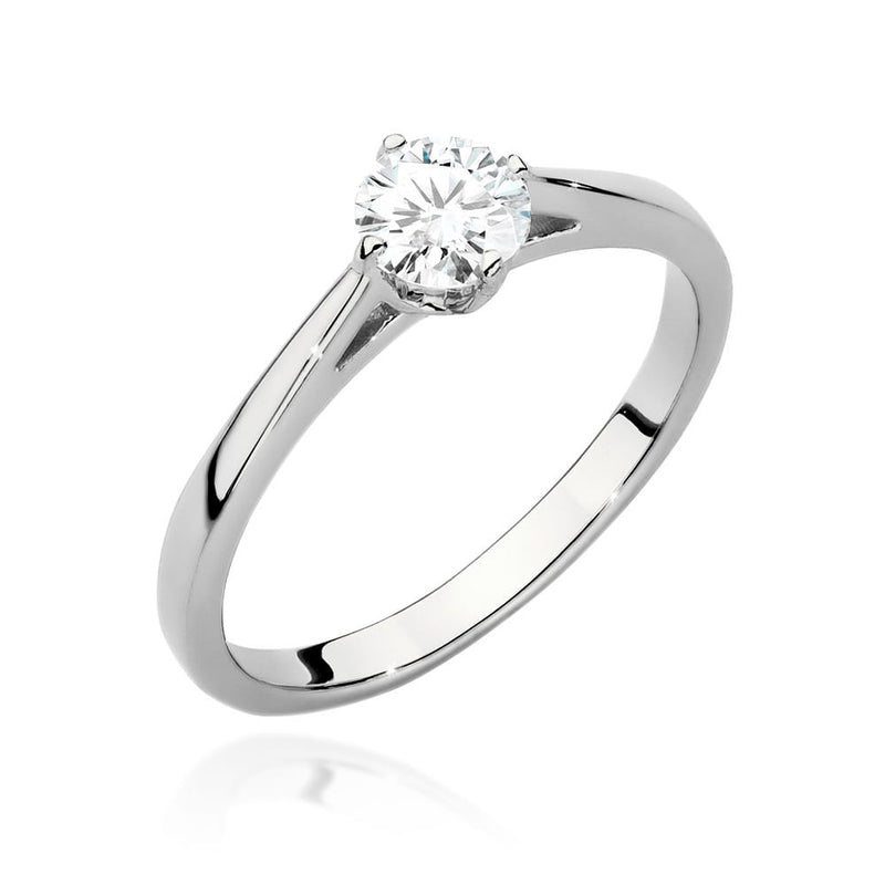 Inel Aur 9K cu Diamant Natural 0.40 ct, imaginea 4 din 6
