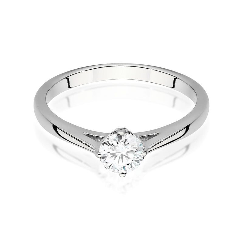 Inel Aur 9K cu Diamant Natural 0.40 ct, imaginea 5 din 6