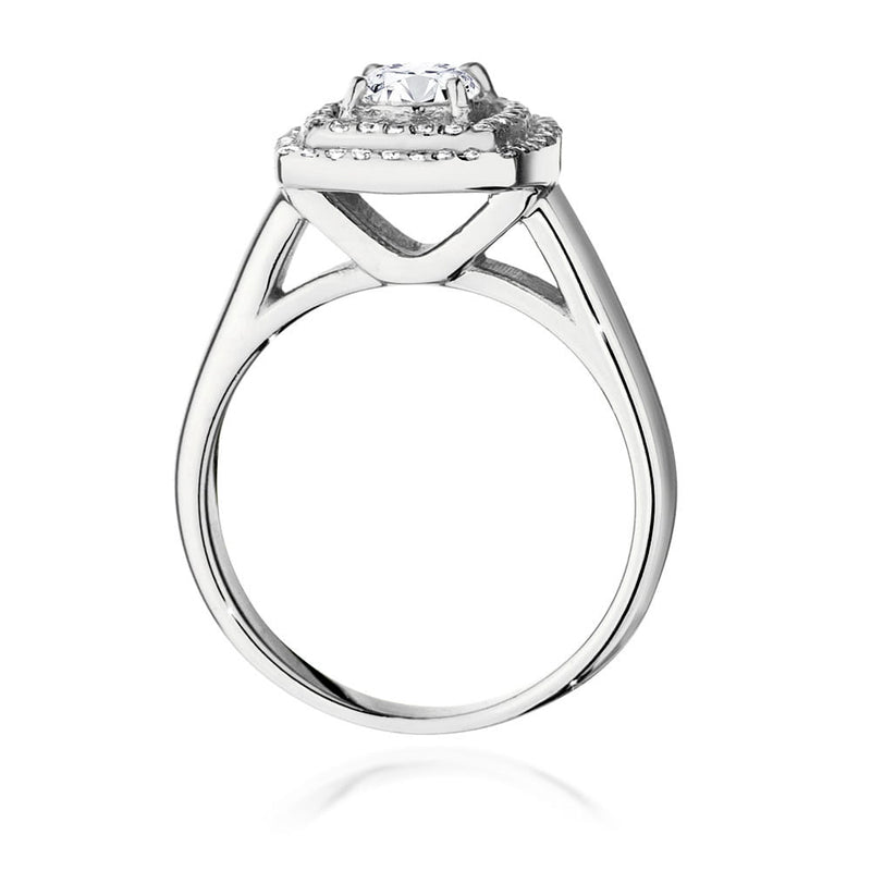 Inel Aur 9K cu Diamante Naturale 0.78 ct, imaginea 6 din 6