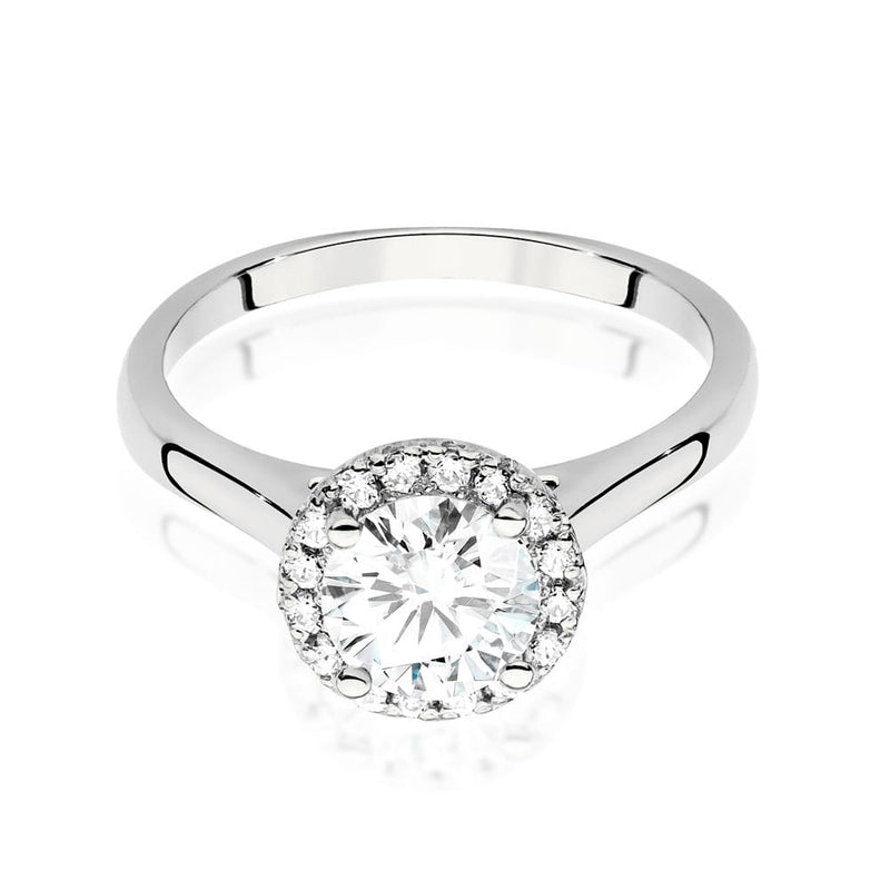 Inel Aur 9K cu Diamante Naturale 1.14 ct, imaginea 5 din 6