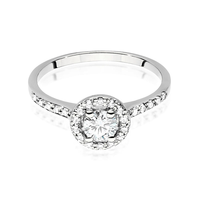 Inel Aur 9K cu Diamante Naturale 0.64 ct, imaginea 5 din 6