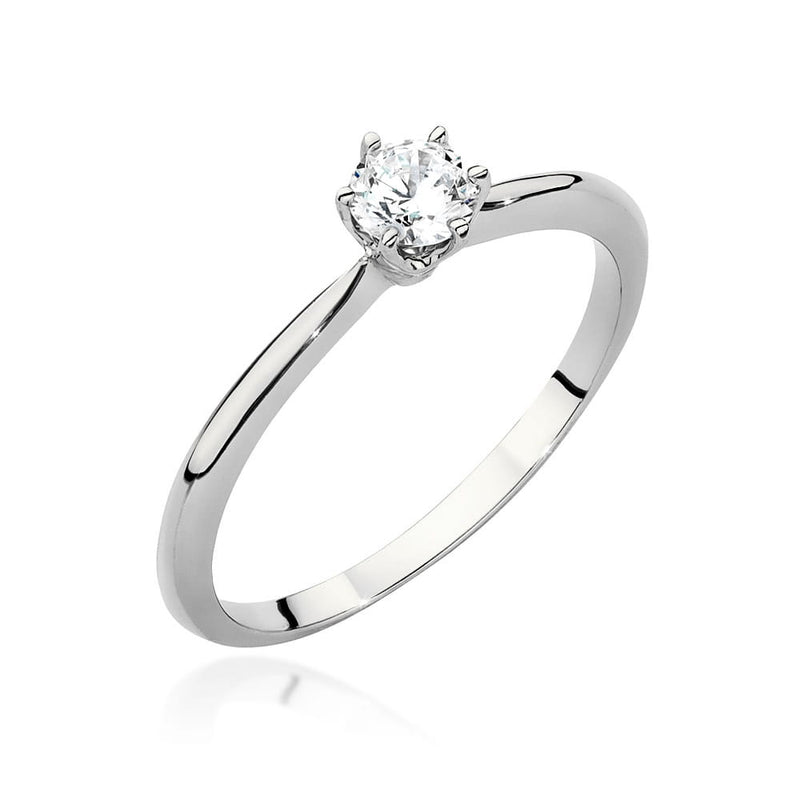 Inel Aur 9K cu Diamant Natural 0.40 ct, imaginea 4 din 6