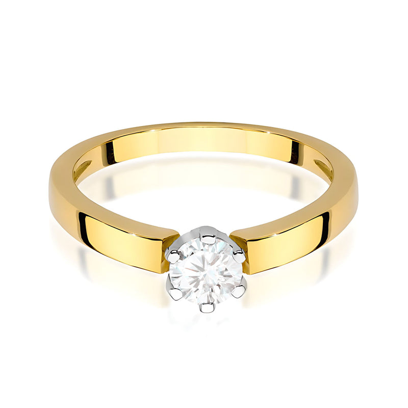 Inel Aur 9K cu Diamant Natural 0.25 ct, imaginea 2 din 8