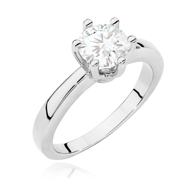 Inel Aur 9K cu Diamant Natural 1.00 ct, imaginea 5 din 8