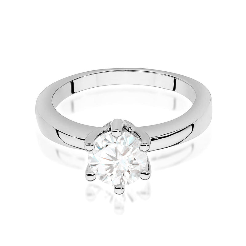 Inel Aur 9K cu Diamant Natural 1.00 ct, imaginea 6 din 8