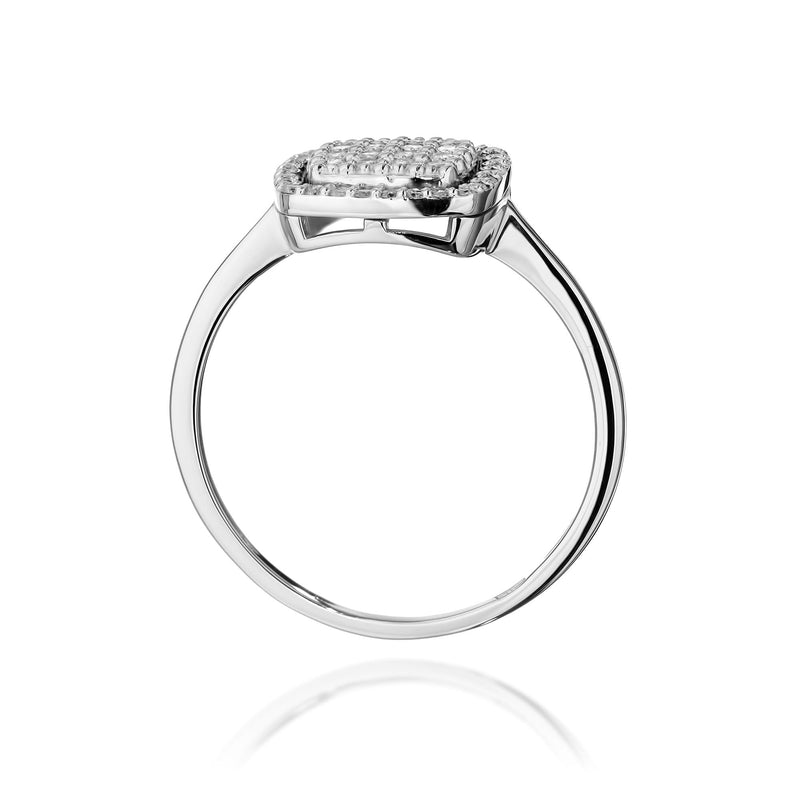 Inel Aur 9K cu Diamante Naturale 0.28 ct, imaginea 10 din 14