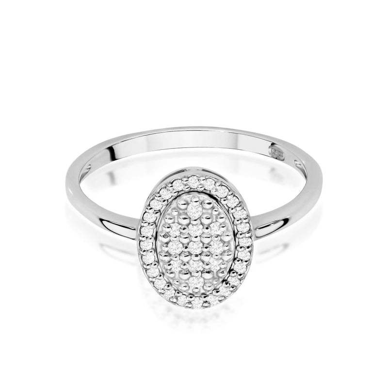 Inel Aur 9K cu Diamante Naturale 0.20 ct, imaginea 9 din 14