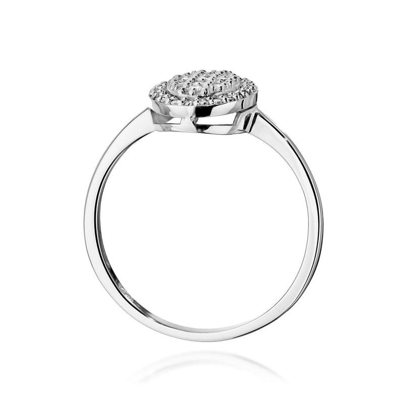Inel Aur 9K cu Diamante Naturale 0.20 ct, imaginea 10 din 14