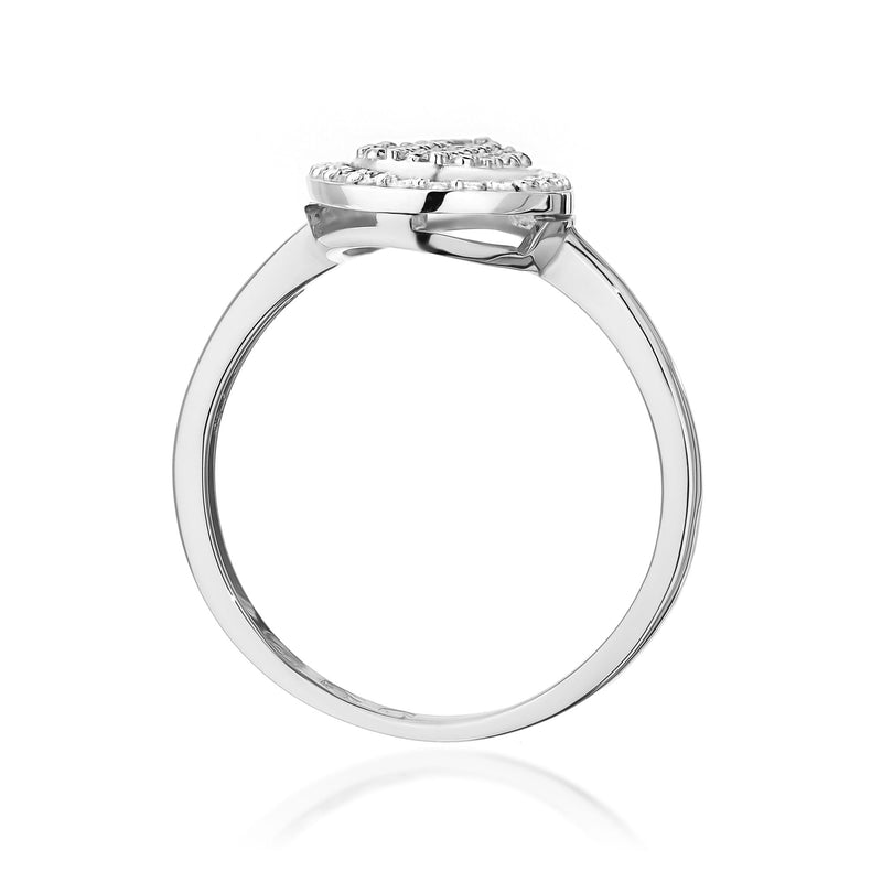 Inel Aur 9K cu Diamante Naturale 0.22 ct, imaginea 7 din 8