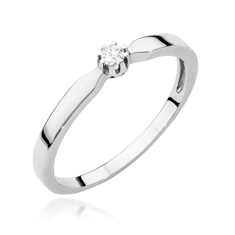 Inel Aur 9K cu Diamant Natural 0.04 ct, imaginea 5 din 8