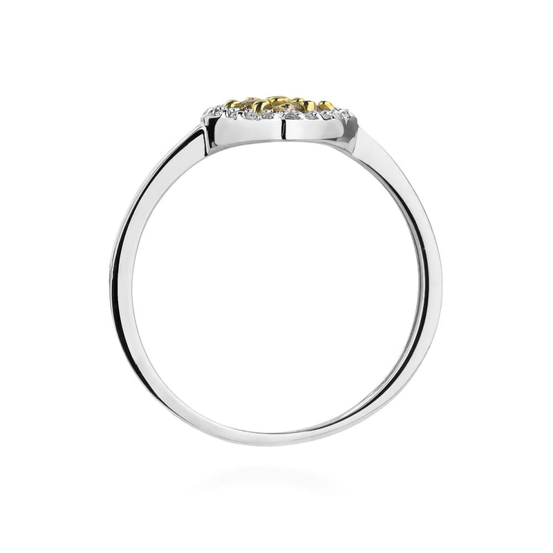 Inel Aur 9K cu Diamante Naturale 0.30 ct, imaginea 7 din 8